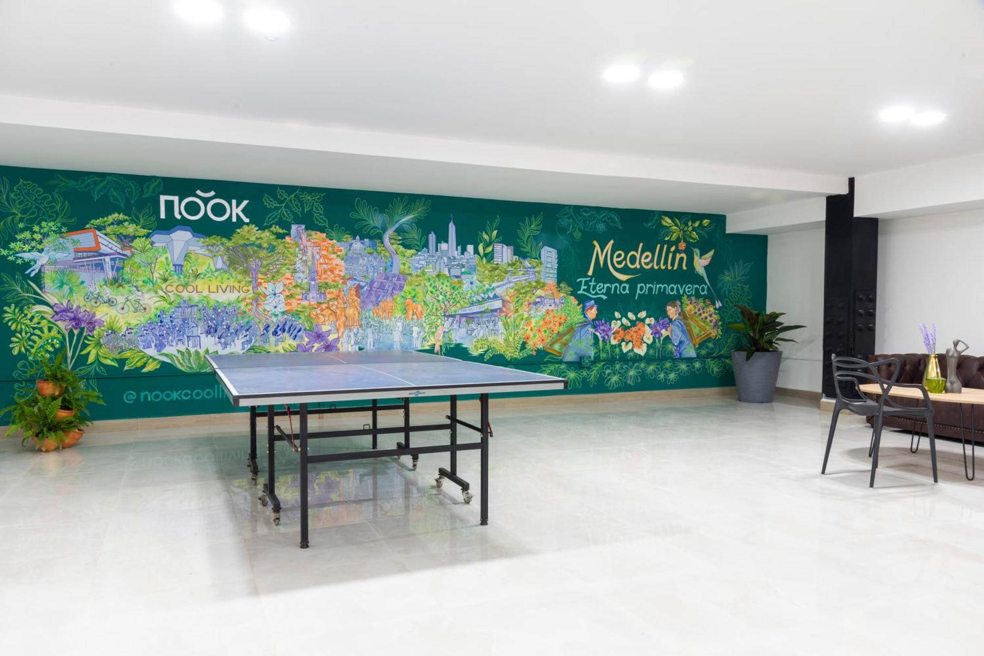 Nook Apartamentos En El Corazon De Медельин Экстерьер фото
